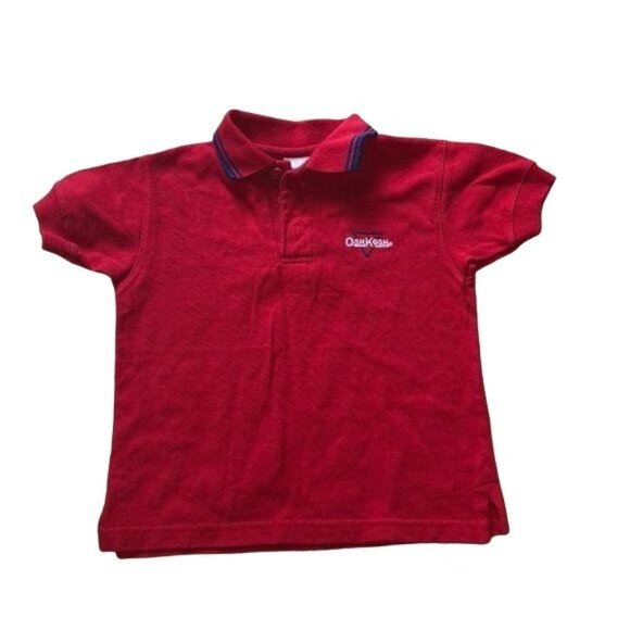 OshKosh BGosh Toddler Red Polo Shirt 2T - Picture 1 of 4